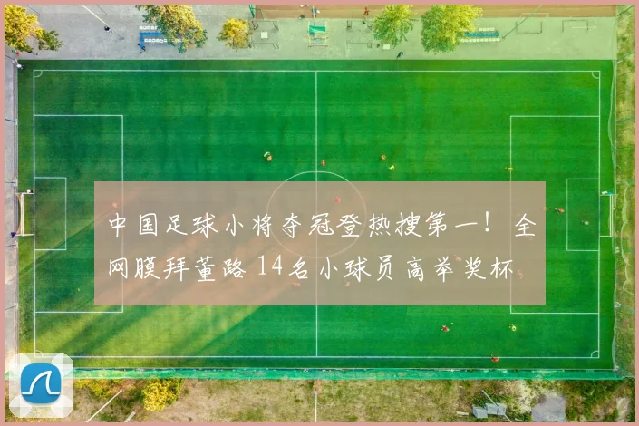中国足球小将夺冠登热搜第一!全网膜拜董路 14名小球员高举奖杯